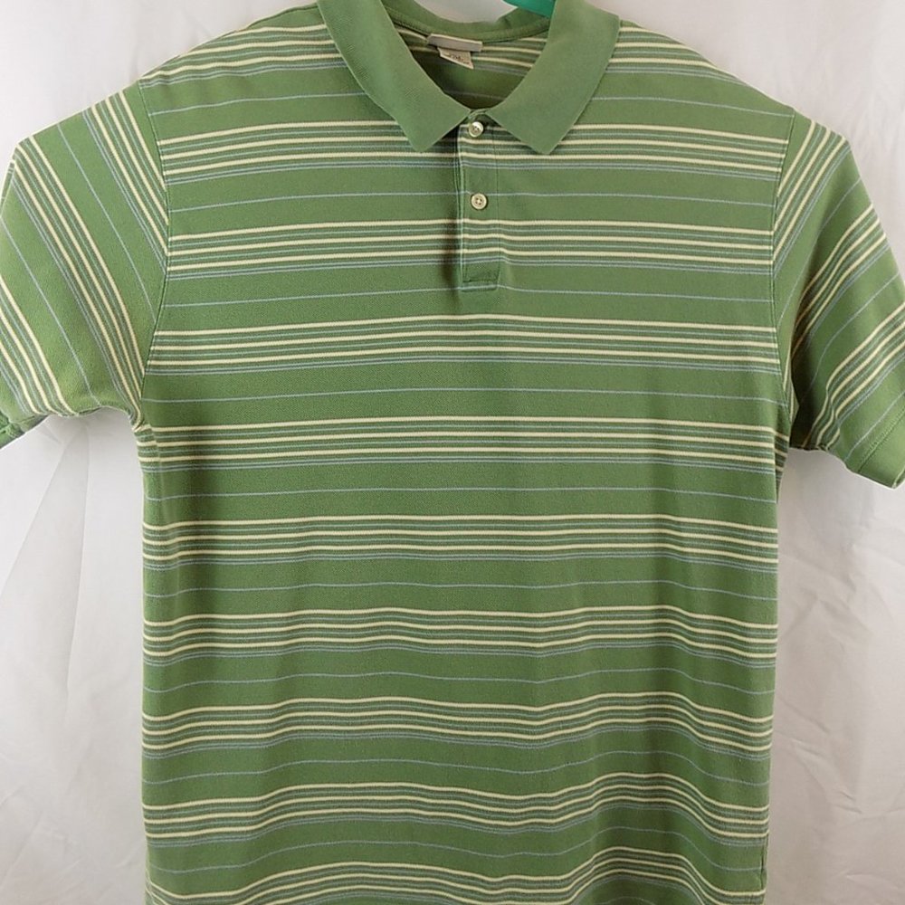 LL Bean Green Men's Short Sleeve Large Size